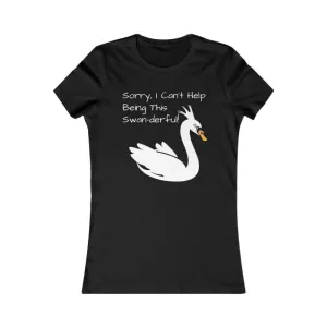 Swan Derful Swan Tee for Cozy Everyday Style