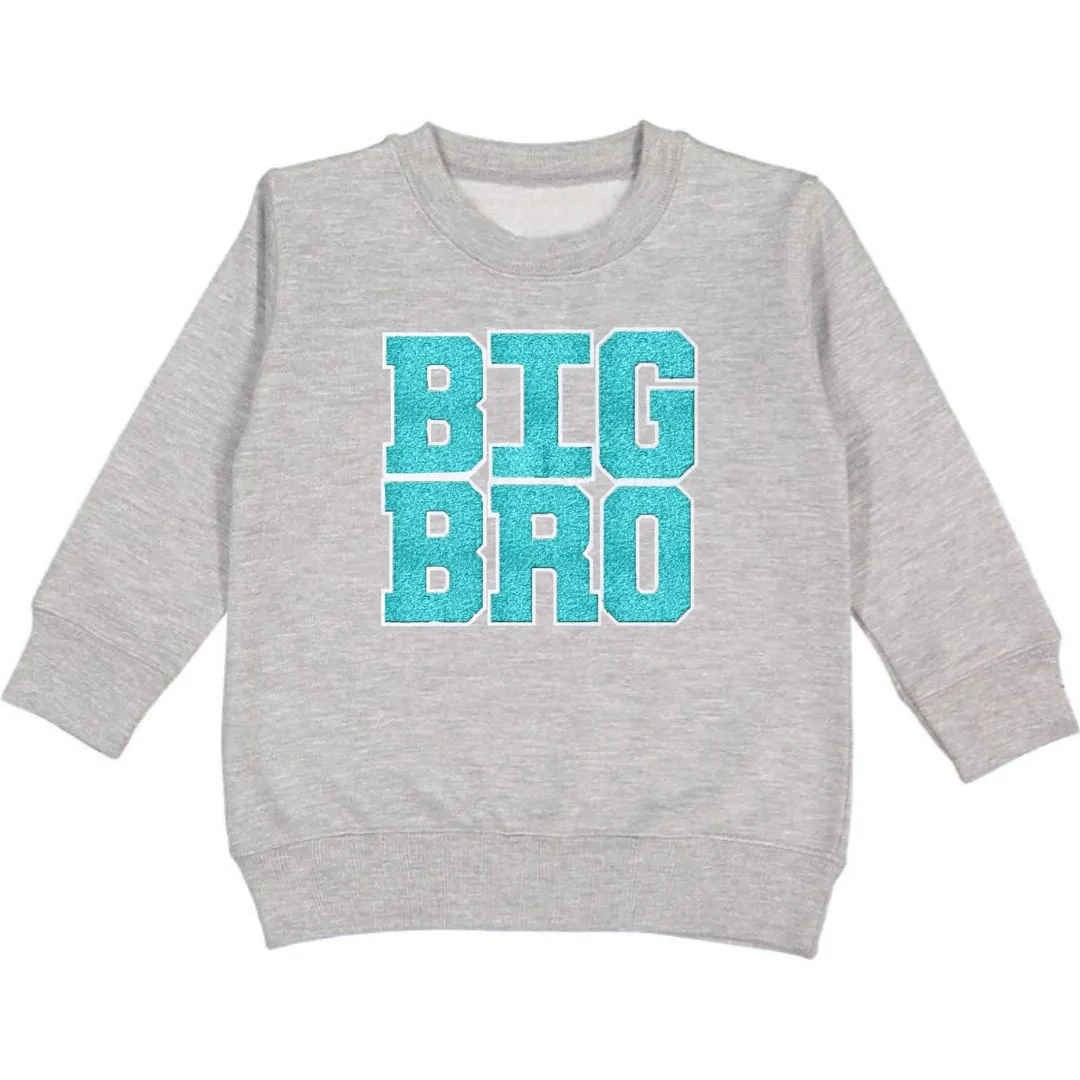 Sweet Wink Big Bro Patch Sweatshirt - Gray