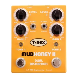 T-Rex Mudhoney II Dual Distortion/Fuzz Pedal
