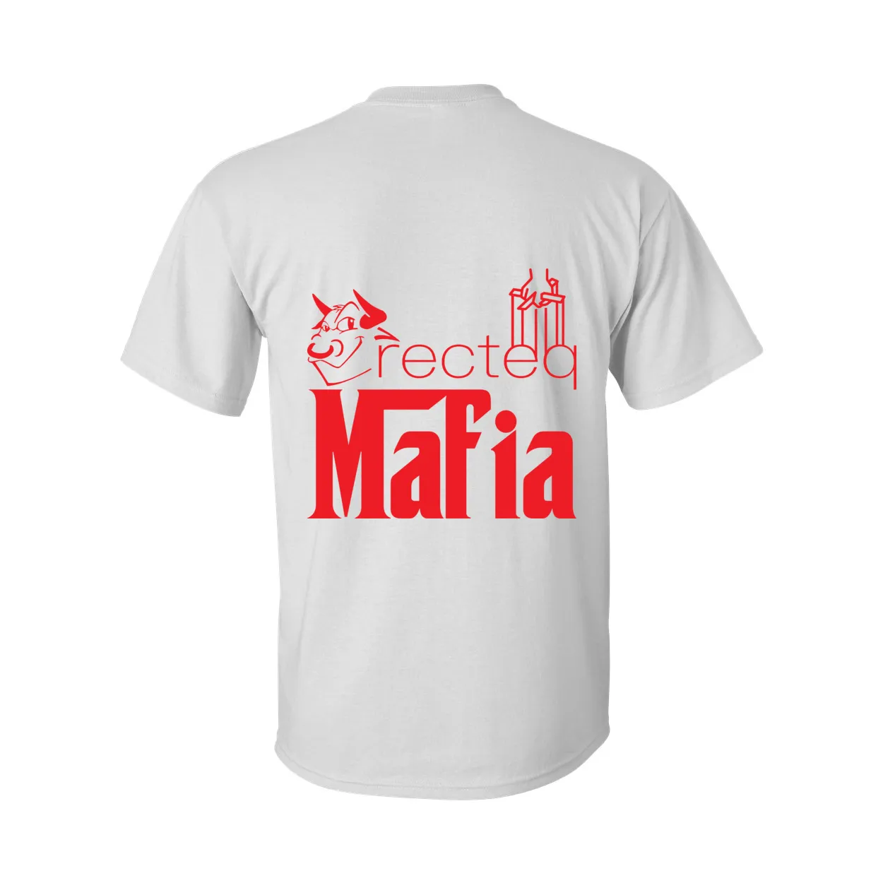Tall Mafia T-Shirt Front Corner/Full Back