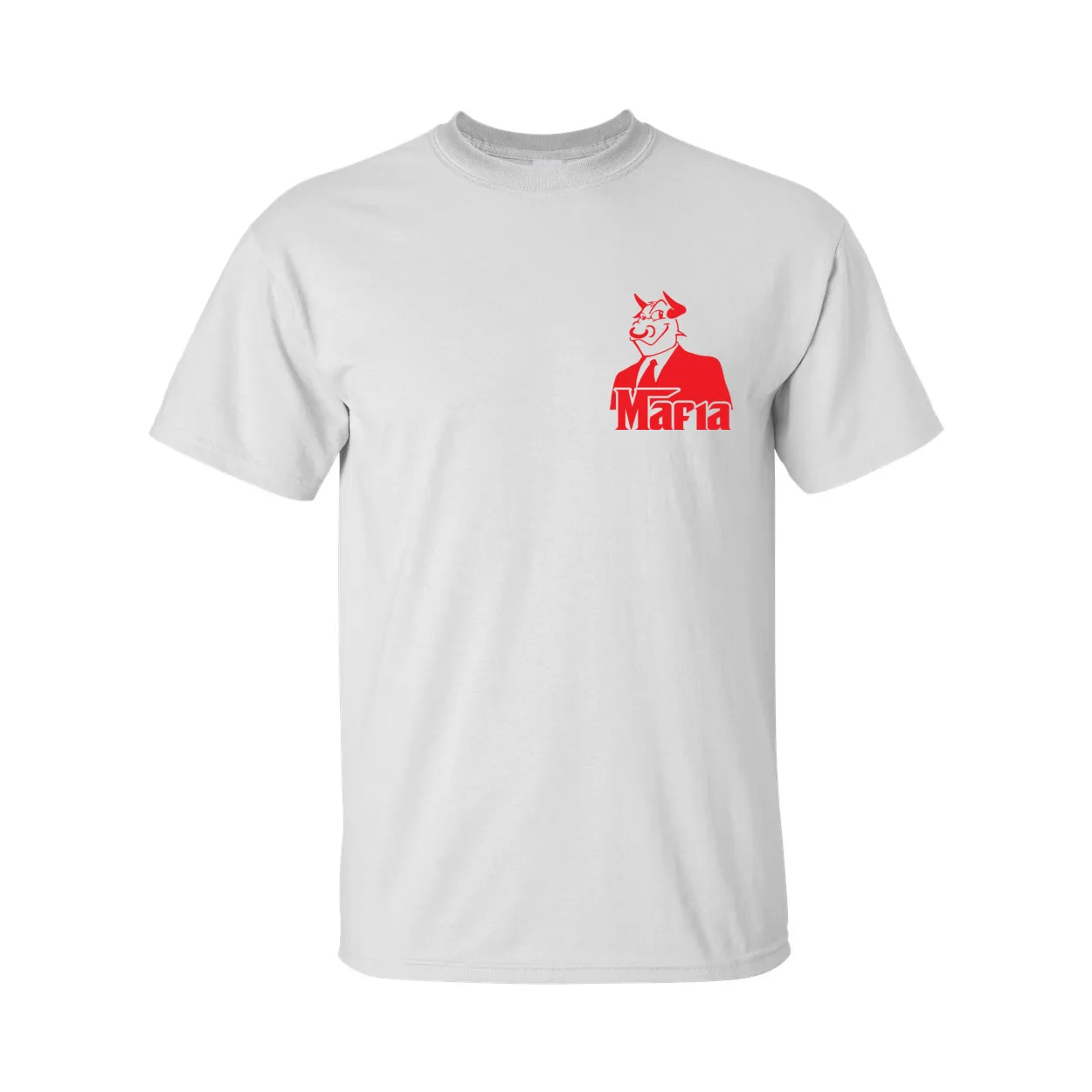 Tall Mafia T-Shirt Front Corner/Full Back
