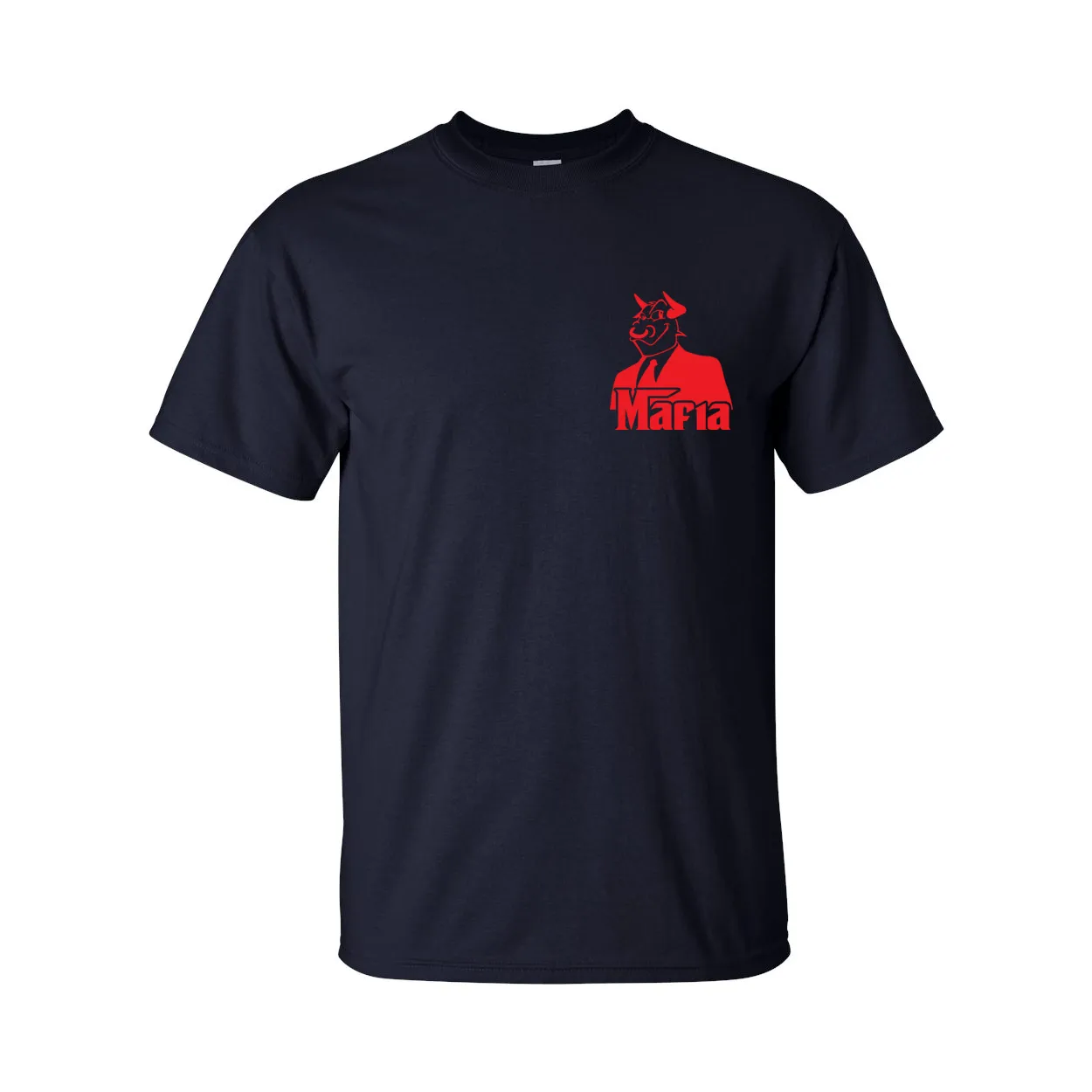 Tall Mafia T-Shirt Front Corner/Full Back