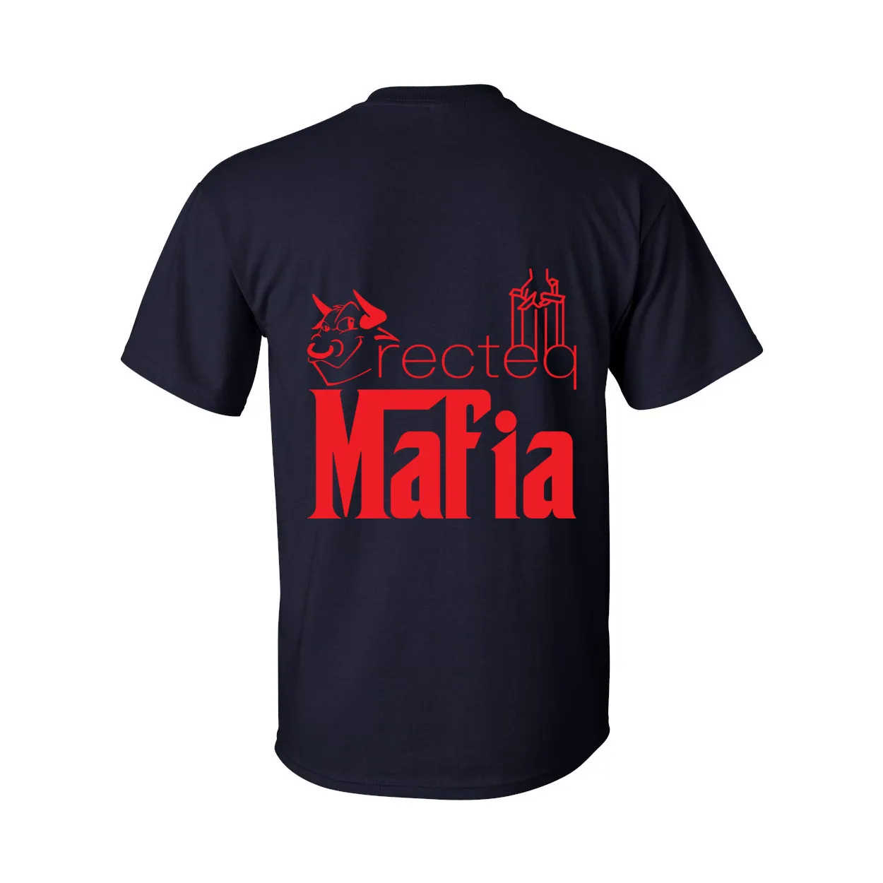 Tall Mafia T-Shirt Front Corner/Full Back