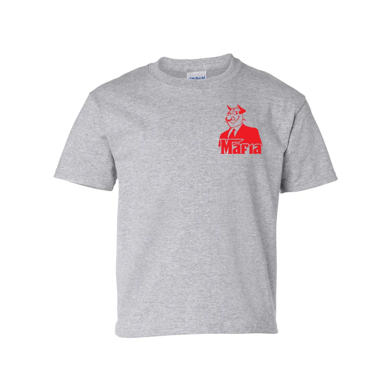 Tall Mafia T-Shirt Front Corner/Full Back