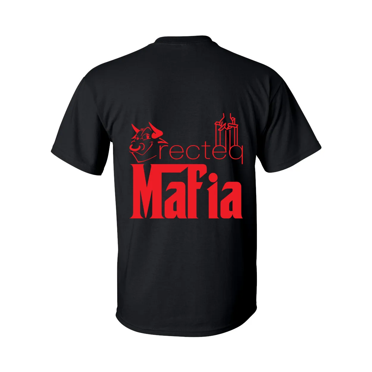 Tall Mafia T-Shirt Front Corner/Full Back