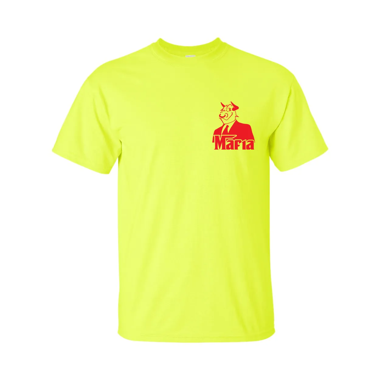 Tall Mafia T-Shirt Front Corner/Full Back