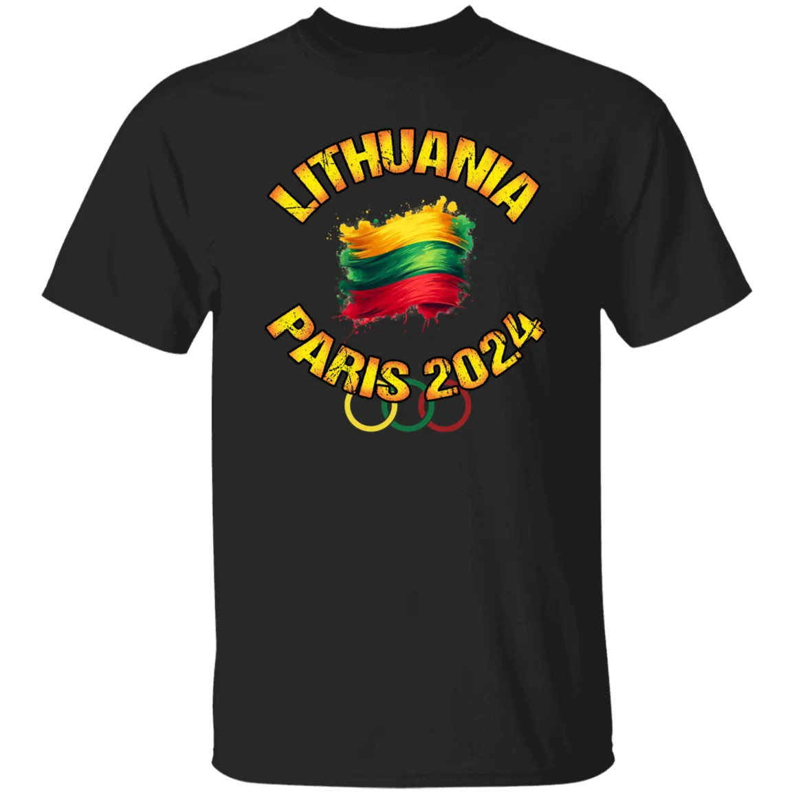 Team Lithuania 2024 Olympics  - Men's Classic Short Sleeve T-Shirt