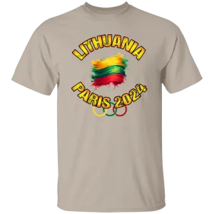 Team Lithuania 2024 Olympics  - Men's Classic Short Sleeve T-Shirt