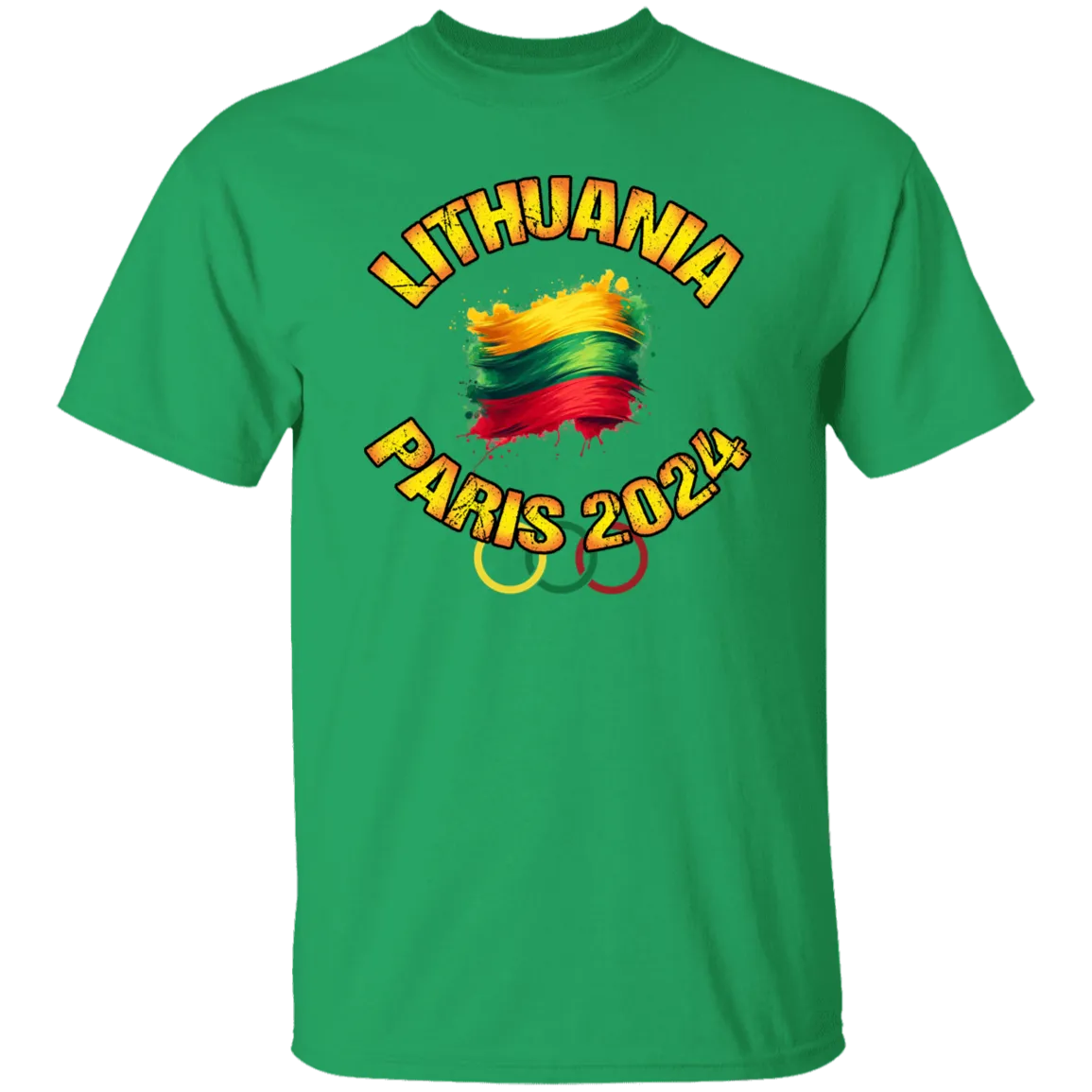 Team Lithuania 2024 Olympics  - Men's Classic Short Sleeve T-Shirt