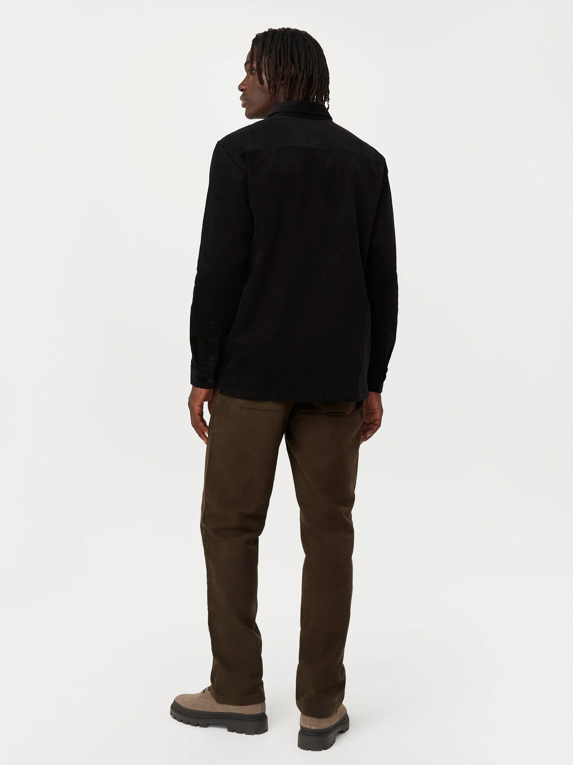 The Fine Corduroy Shirt in Black
