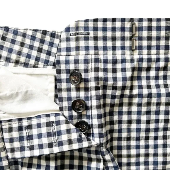 Theory Bennie Tailored Gingham Short | 0