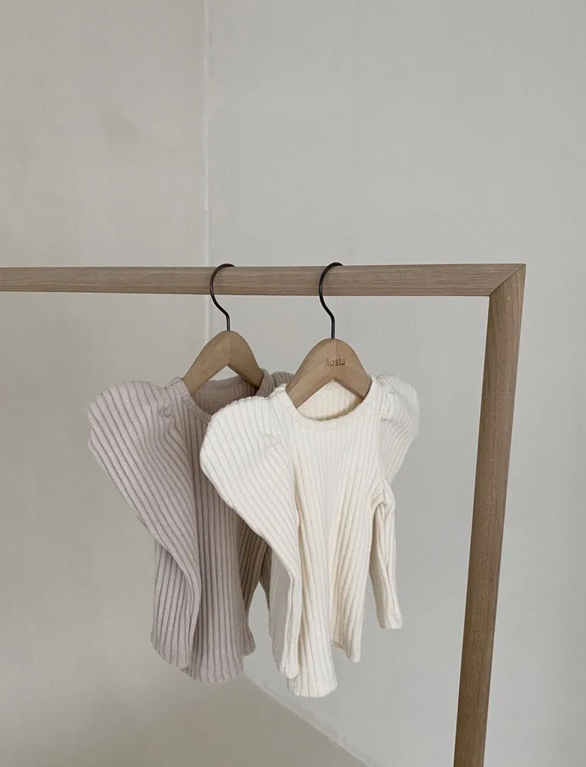 Thick Ribbed Puff T-shirt