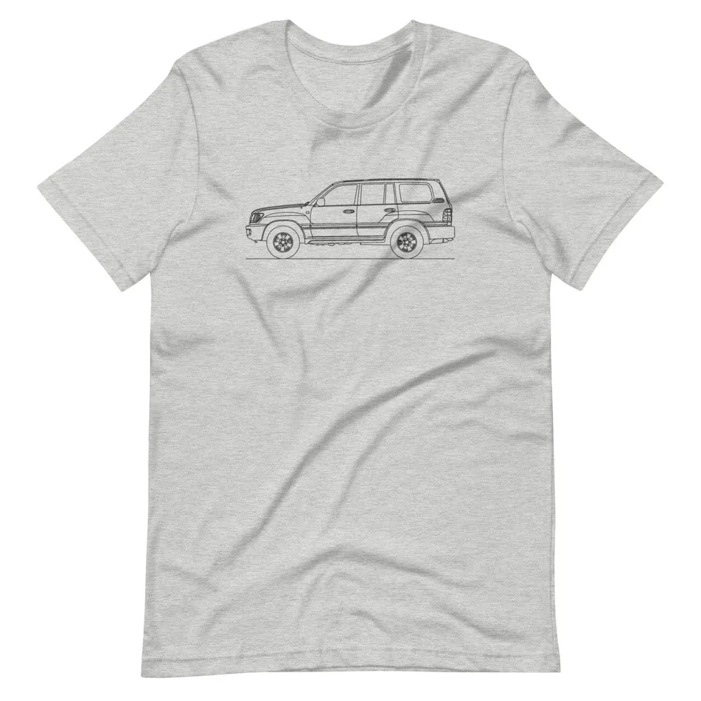 Toyota Land Cruiser J100 silhouette T-shirt