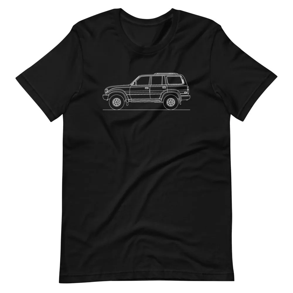Toyota Land Cruiser J80 silhouette T-shirt