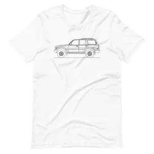 Toyota Land Cruiser J80 silhouette T-shirt