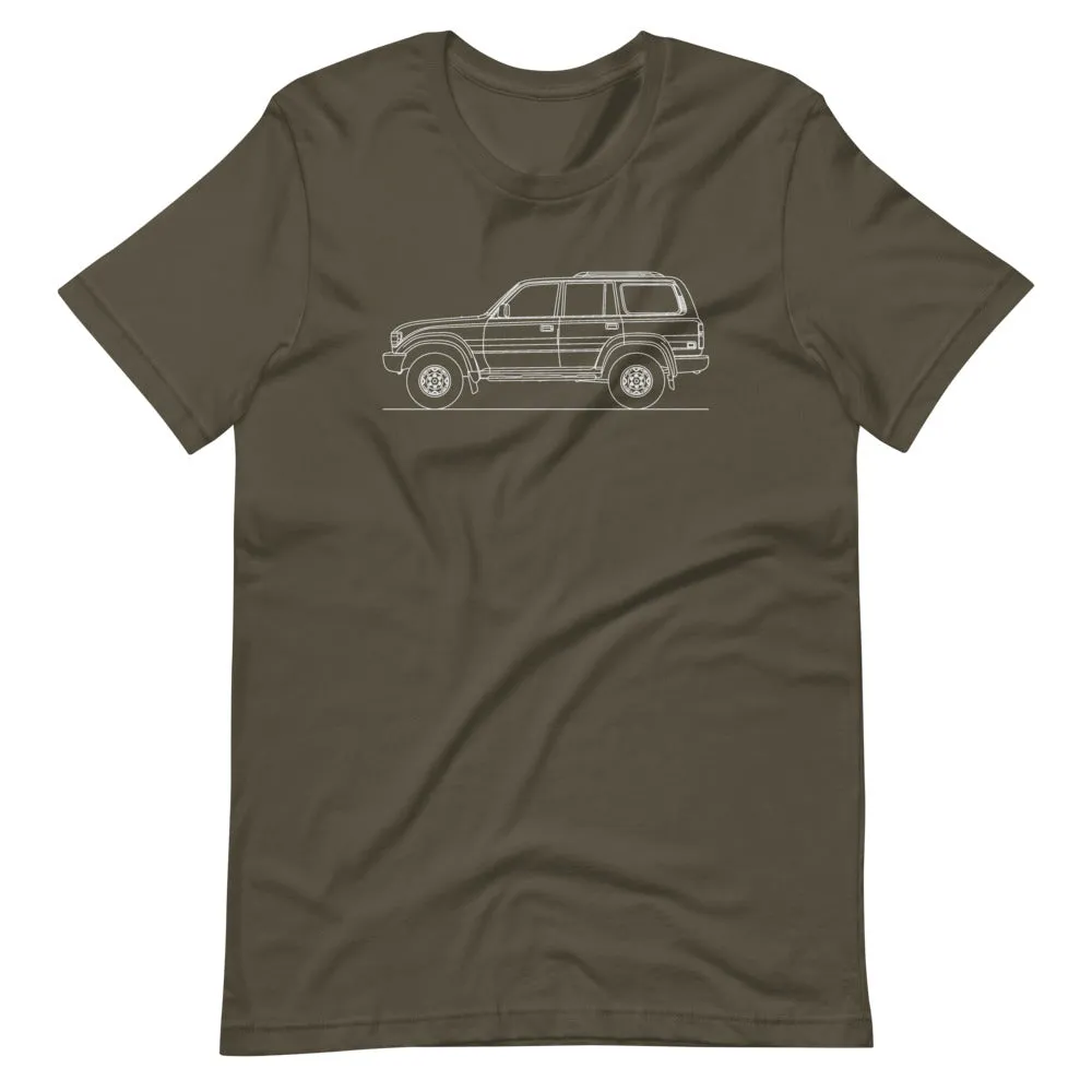 Toyota Land Cruiser J80 silhouette T-shirt