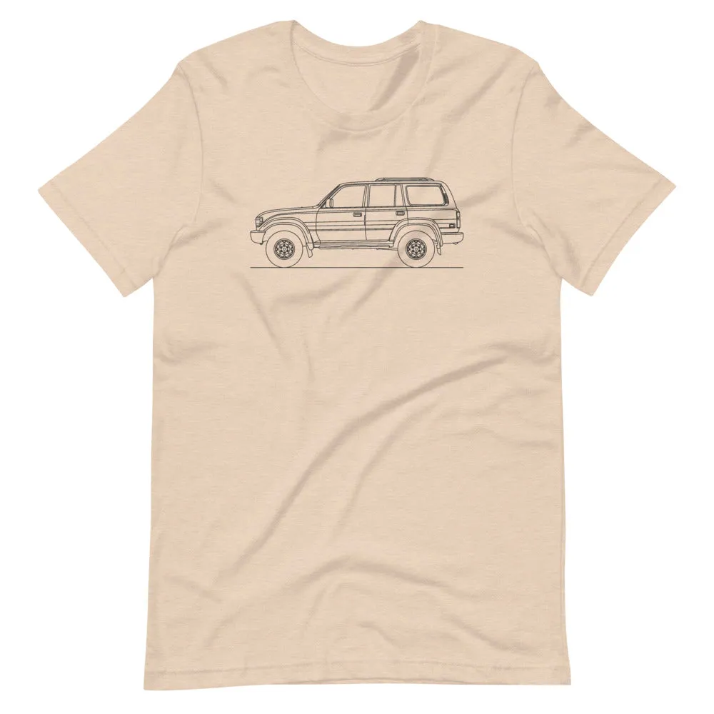 Toyota Land Cruiser J80 silhouette T-shirt
