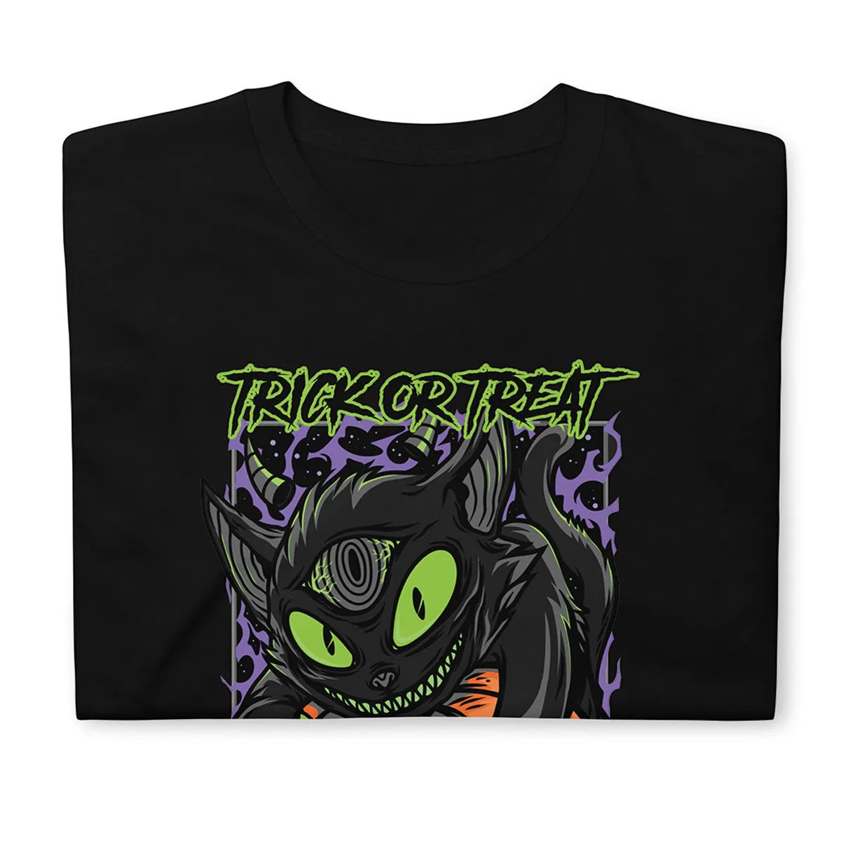 Trick or Treat Demon Cat Classic T-Shirt