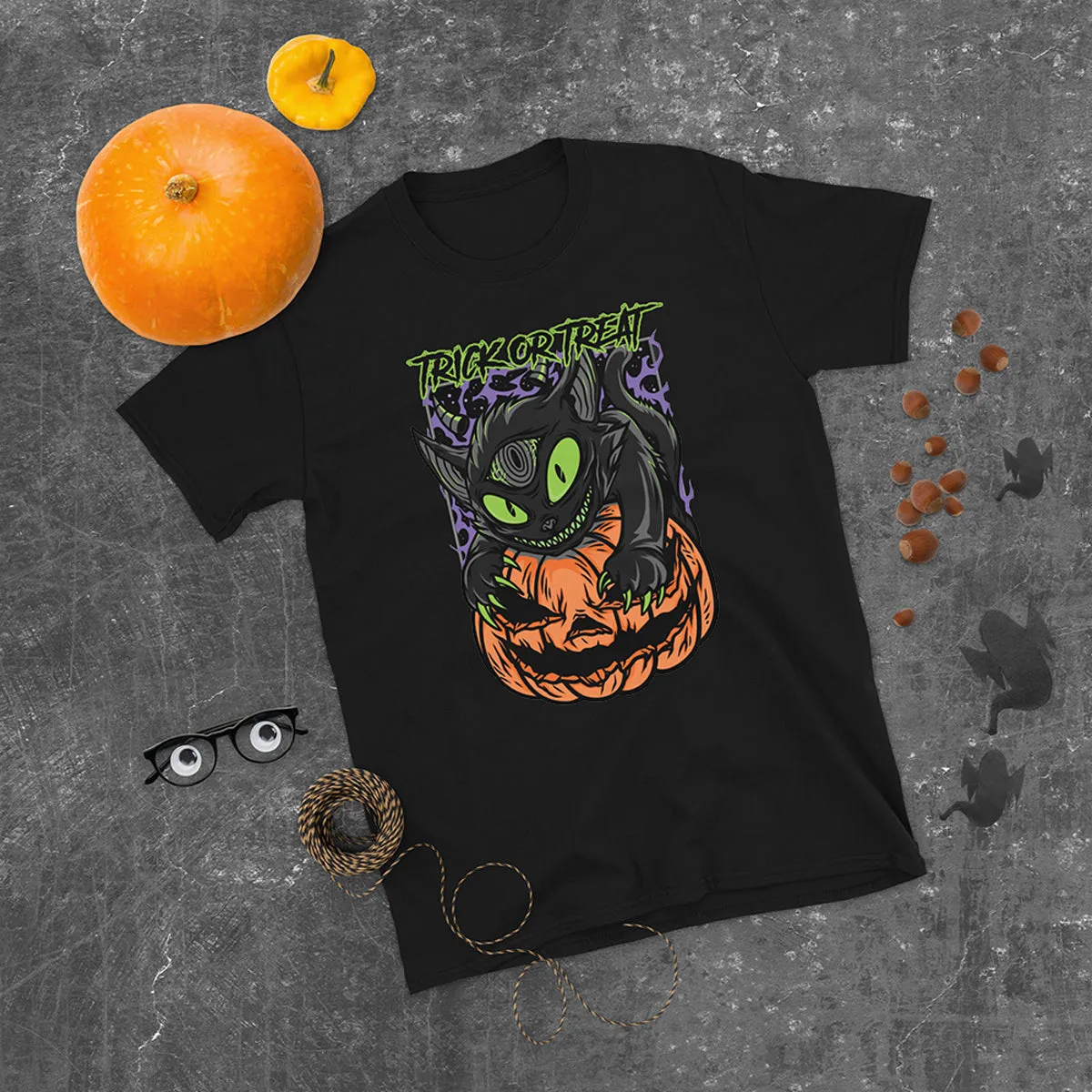 Trick or Treat Demon Cat Classic T-Shirt