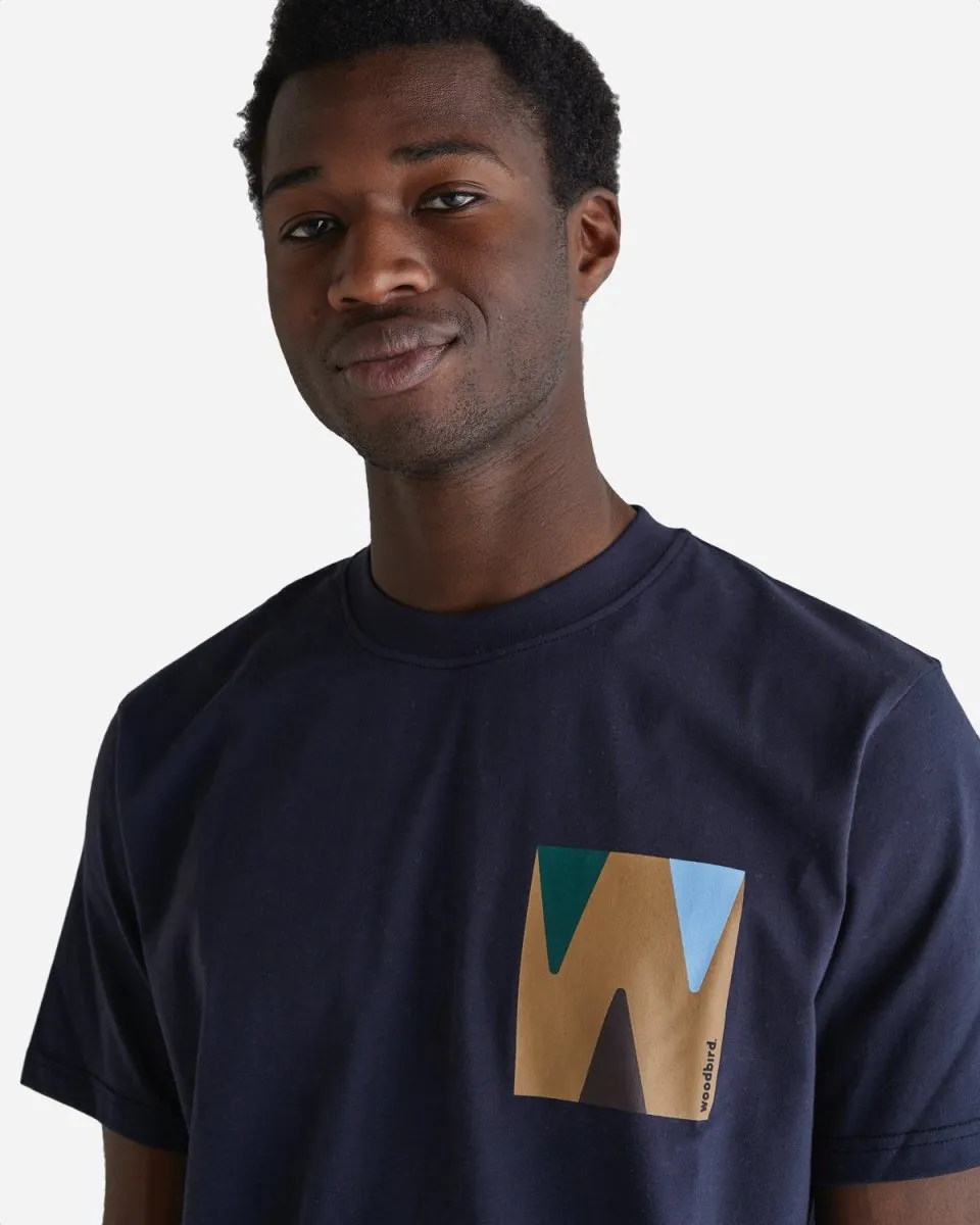 Trope Box Tee - Navy