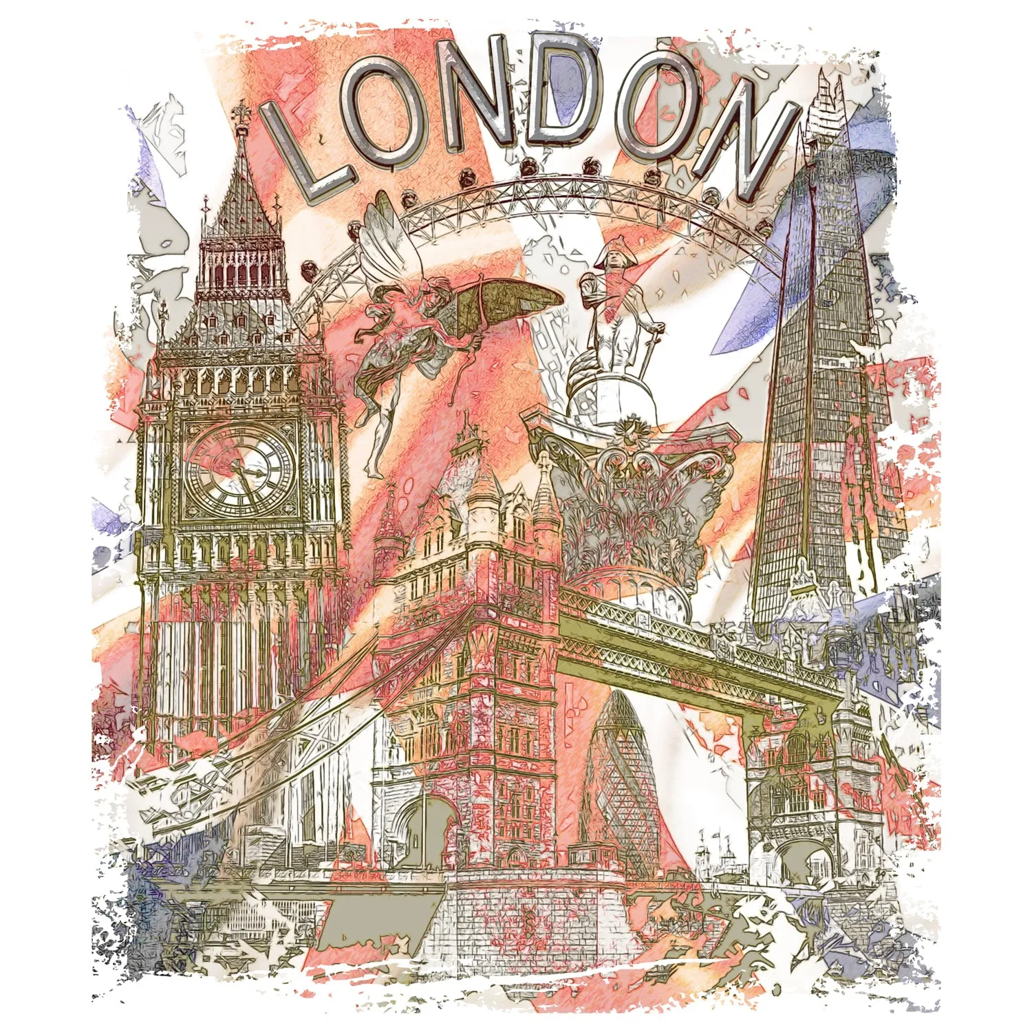 UA London Calling Fusion West End Women's T-shirt (White)