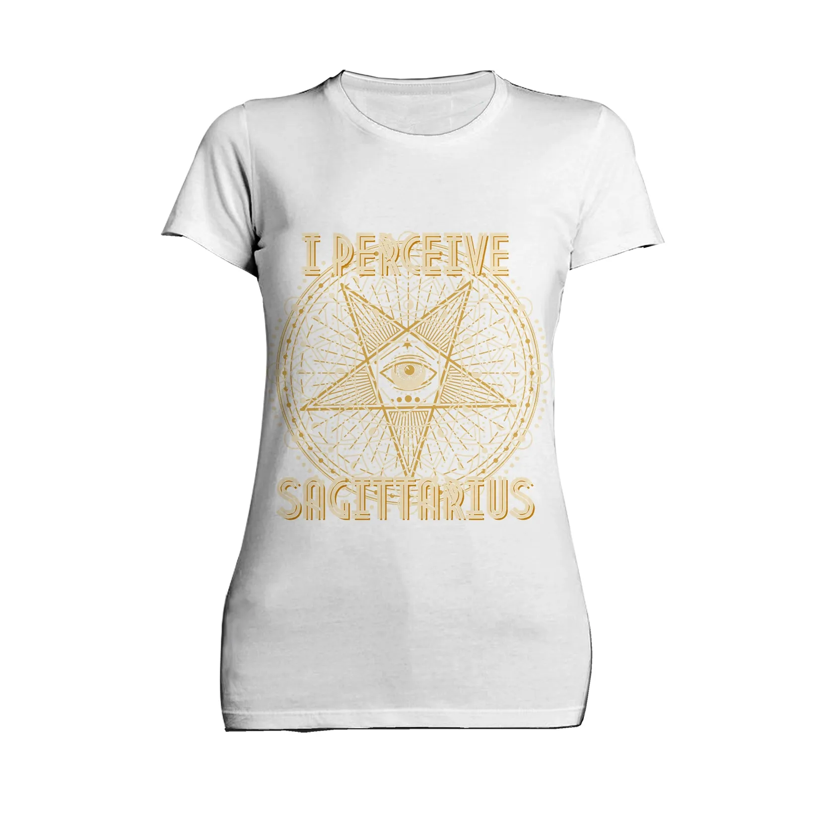 UA Supreme Star Sign Sagittarius Star Women's T-shirt (White)