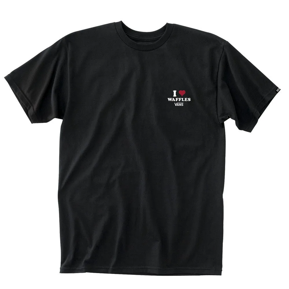 VANS FRESH WAFFLES TEE BLACK
