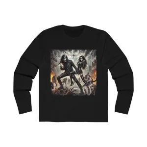 Venomous Sin Wrath of the Lord - Long Sleeve Crew Tee - Graphic Horror Art