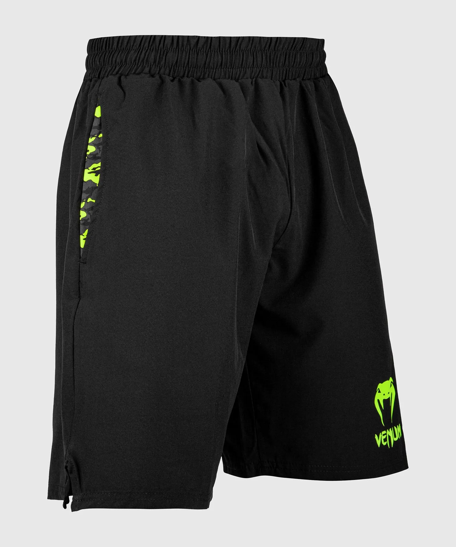 Venum Classic Training Shorts - Zwart/Neongeel