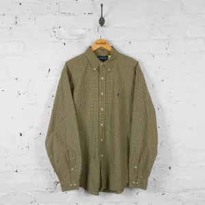 Vintage Ralph Lauren Classic Fit Shirt - Beige - XL