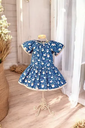 Vintage Seaside Dress | Swan Love