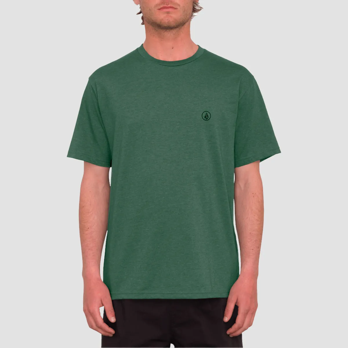 Volcom Circle Blanks T-Shirt Heather Fir Green
