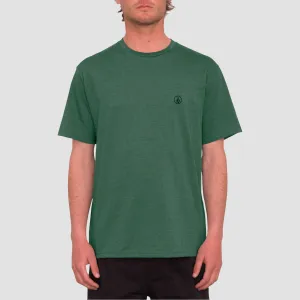 Volcom Circle Blanks T-Shirt Heather Fir Green