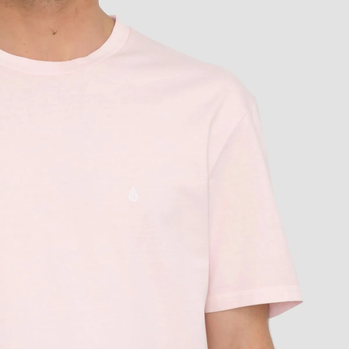 Volcom Solid Stone Emb T-Shirt Lilac Ash