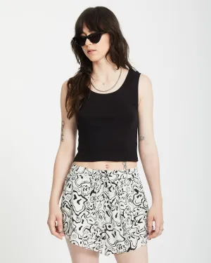 Volcomstone Tight Tank Top- BLACK
