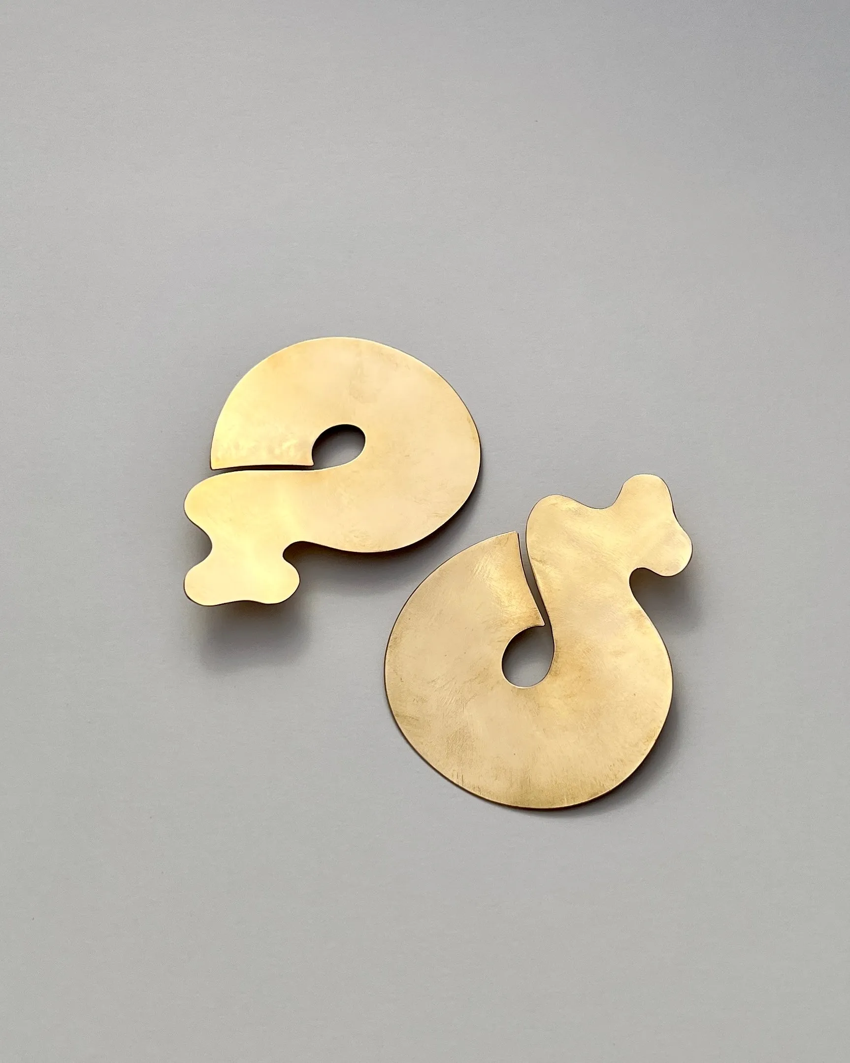 Volume Earrings in Piano