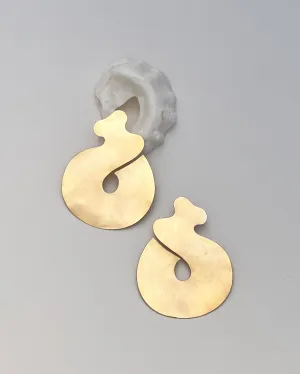 Volume Earrings in Piano