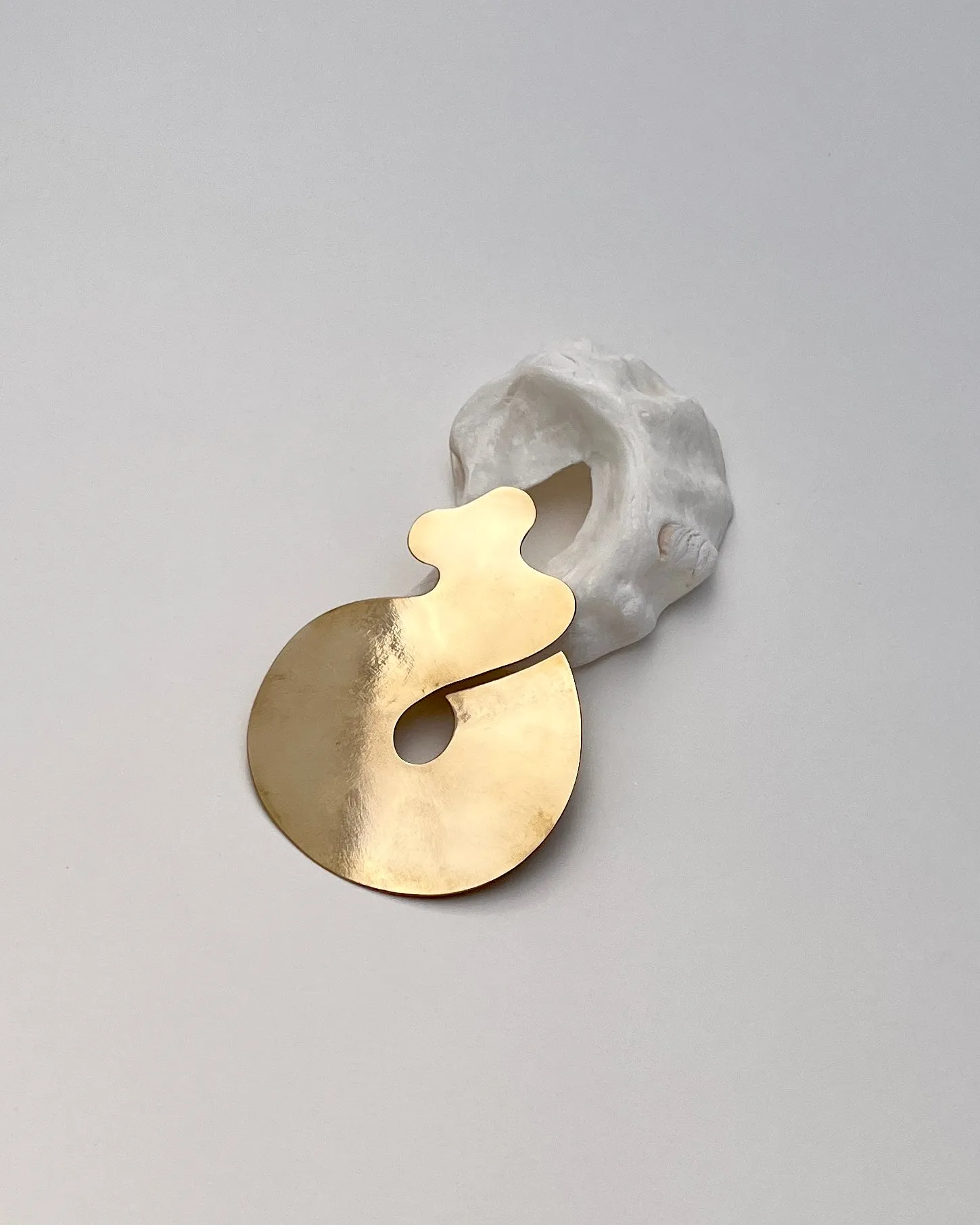 Volume Earrings in Piano