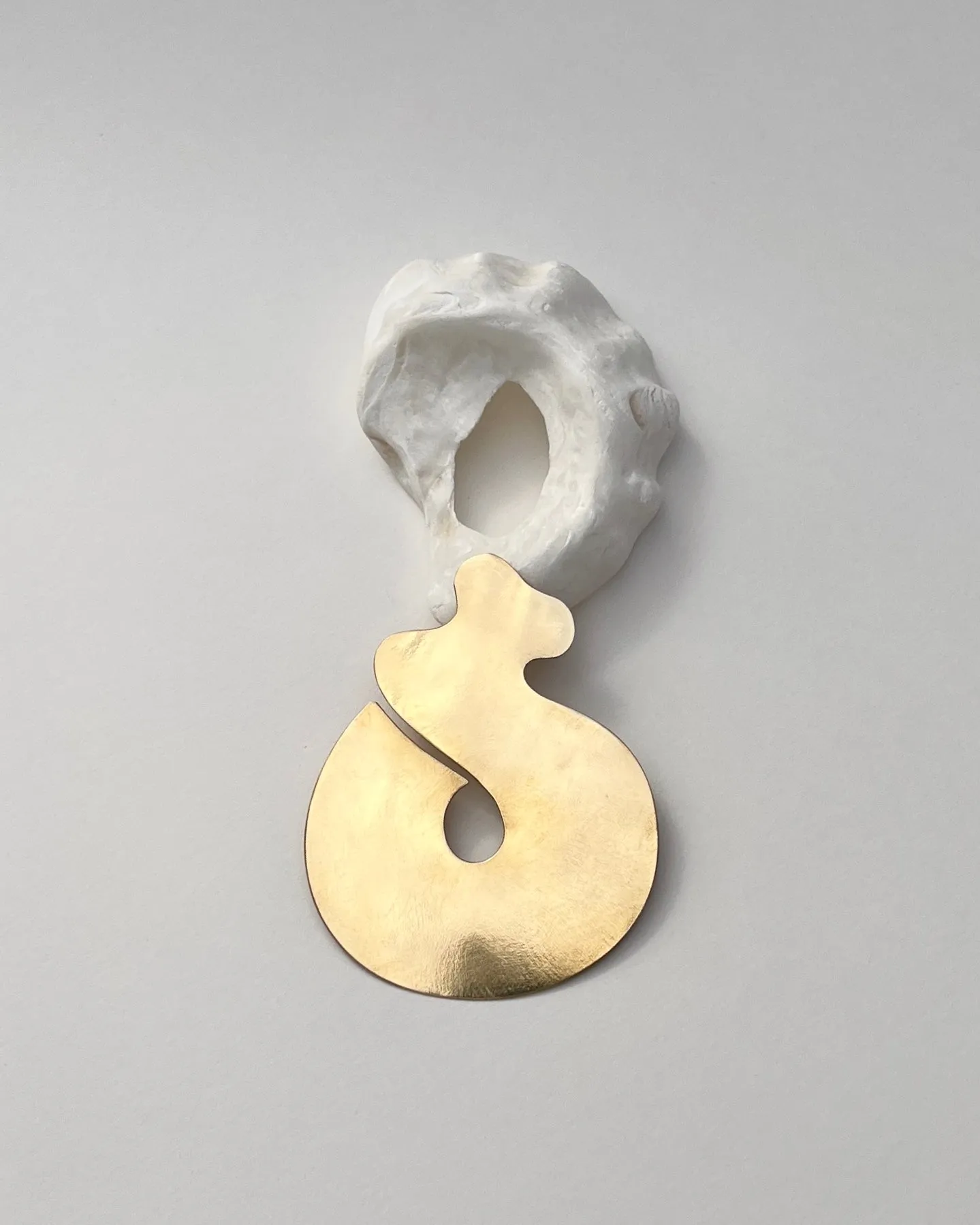 Volume Earrings in Piano