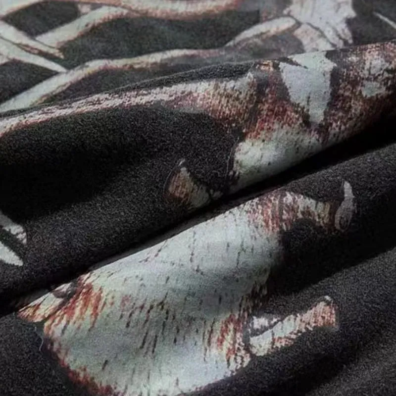 Washed Skeleton Print T-shirt