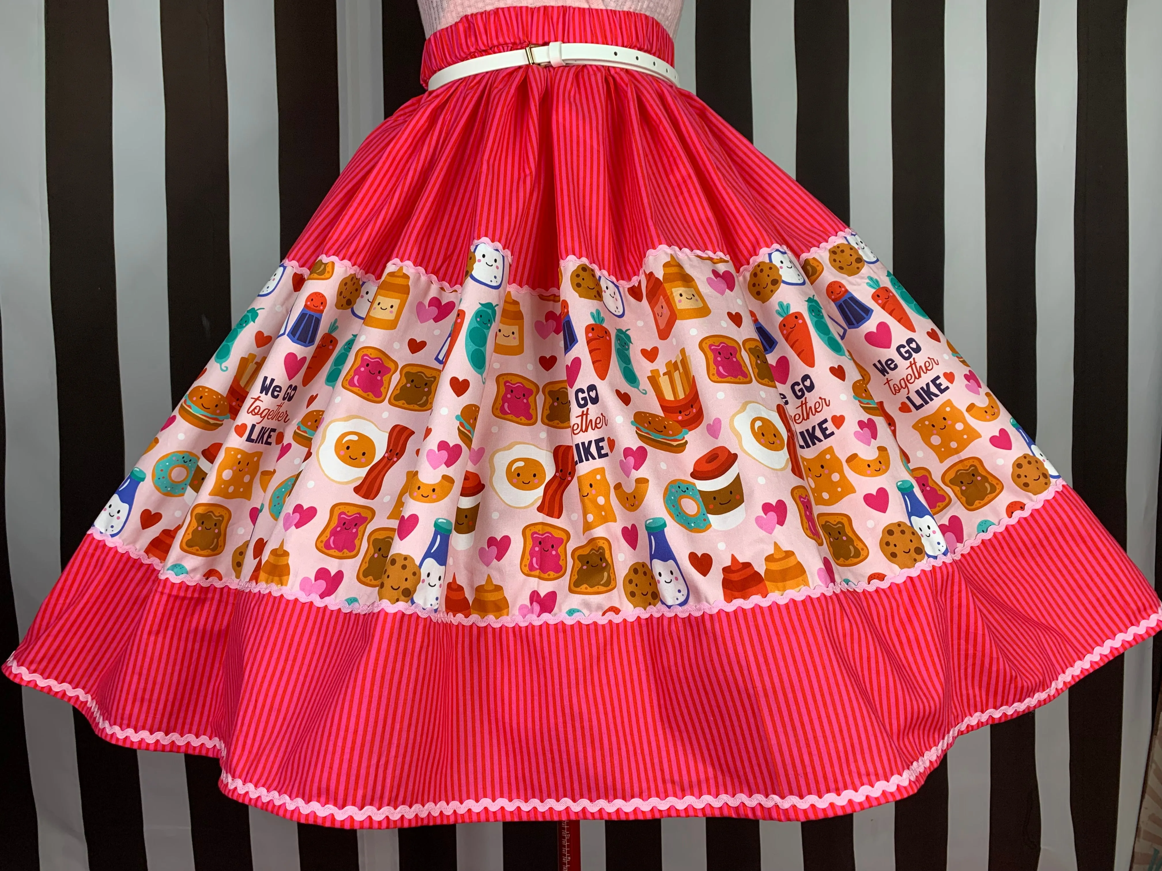 We go together one of a kind skirt