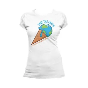 Weird Science Ice Cream Official Women's T-shirt (White)