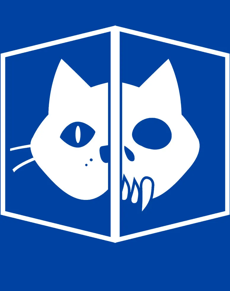 Weird Science Schrodinger's Cat Official Women's T-shirt (Royal Blue)