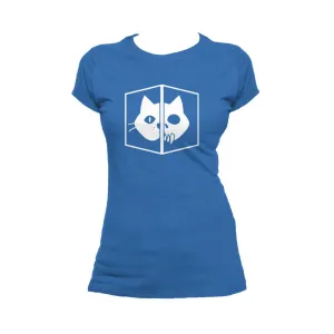 Weird Science Schrodinger's Cat Official Women's T-shirt (Royal Blue)