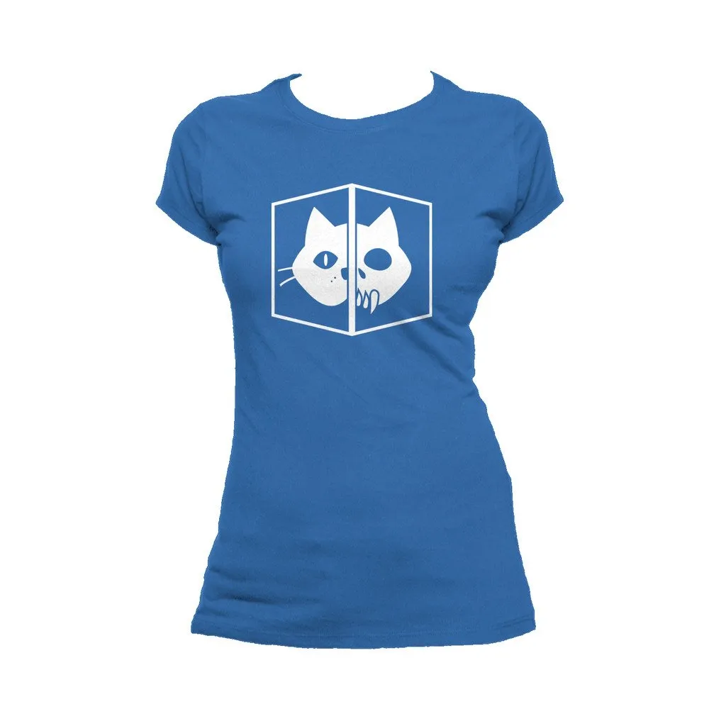 Weird Science Schrodinger's Cat Official Women's T-shirt (Royal Blue)