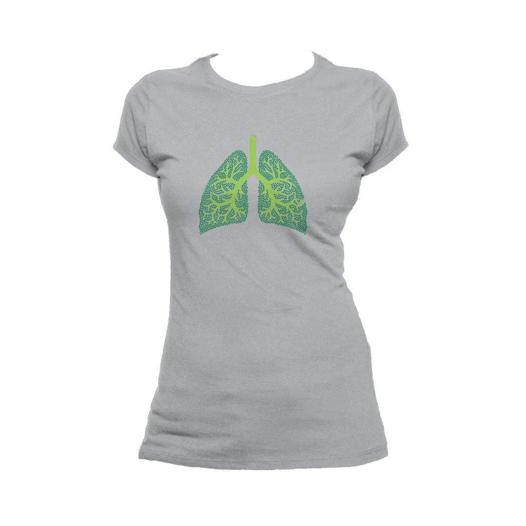 Weird Science Trees Are The Lungs Of Earth Official Women's T-shirt (Heather Grey)