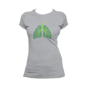 Weird Science Trees Are The Lungs Of Earth Official Women's T-shirt (Heather Grey)