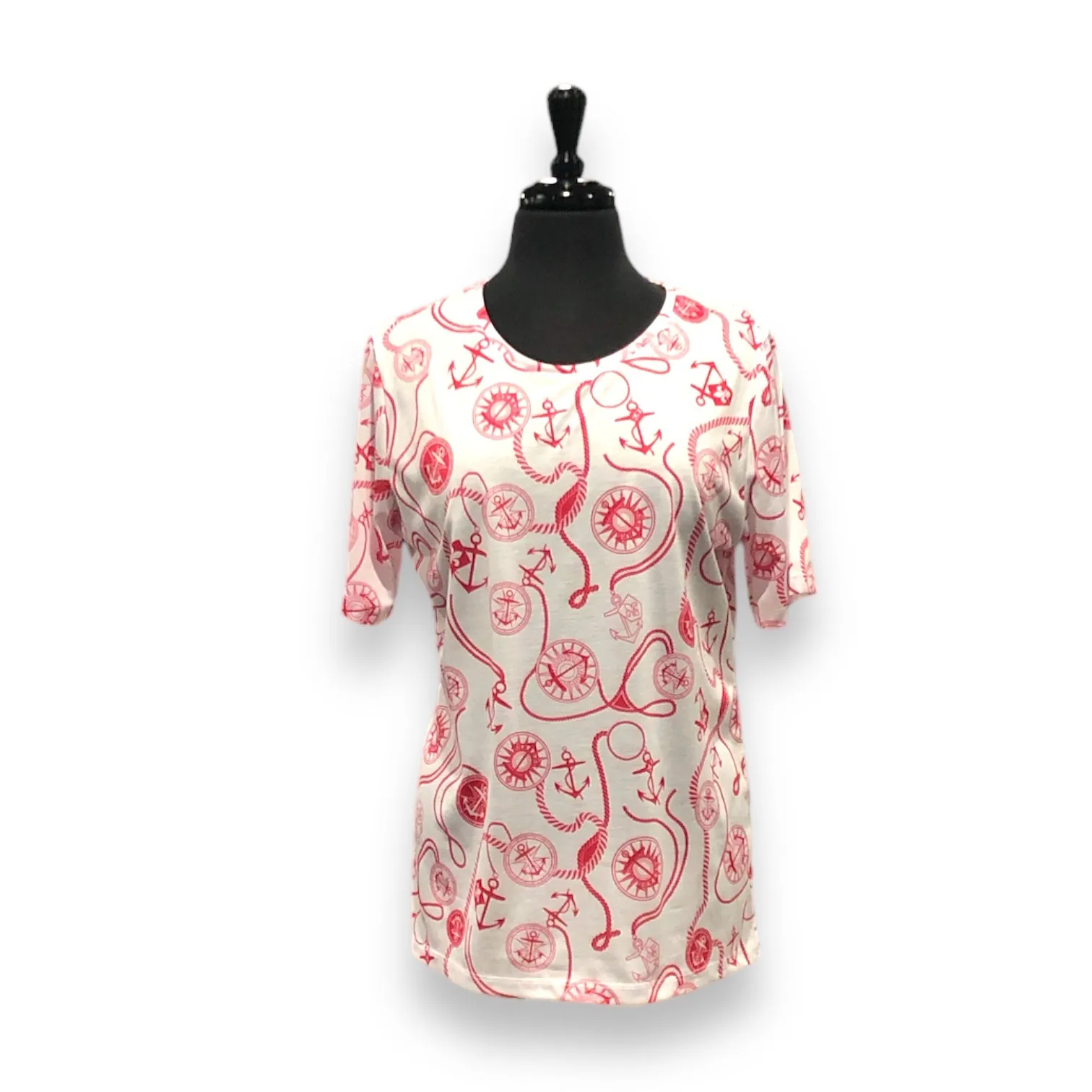 Women's Two-Tone Crew Neck T-Shirts
