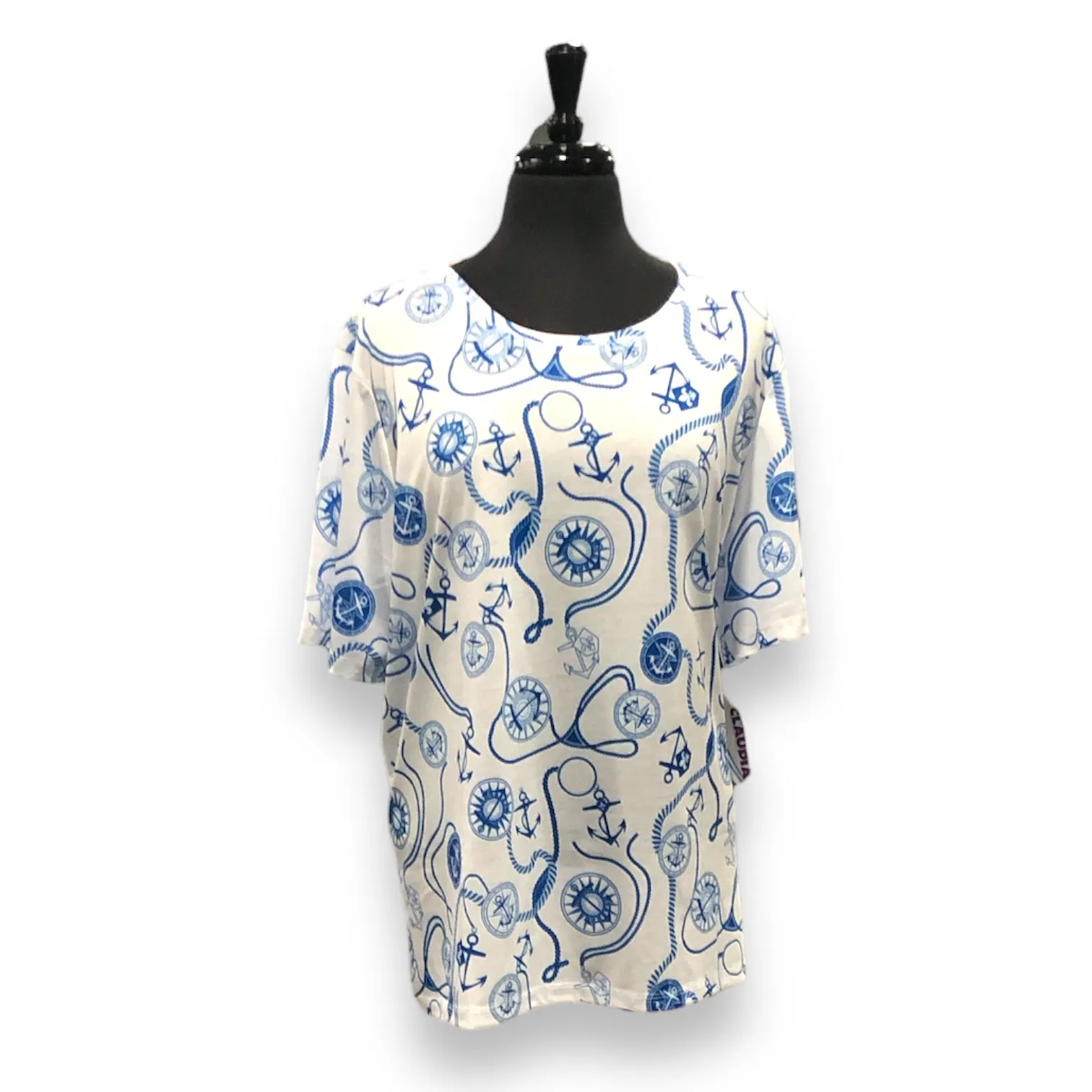 Women's Two-Tone Crew Neck T-Shirts