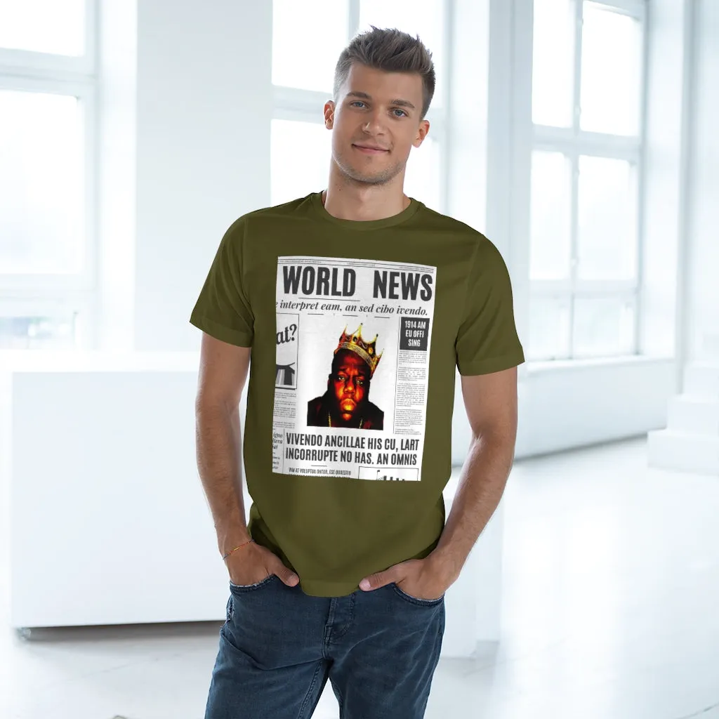 World News BIGGIE SMALLS (opaque) Unisex Deluxe T-shirt